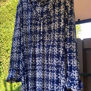 Cocomo plus size blouse with waffling texture, 3x